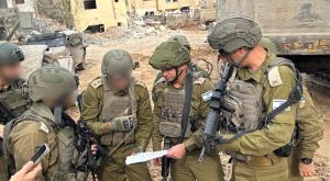 אלוף רסאן עליאן וראש המנהל האזרחי תת אלוף הישאם אבראהים בסיור בג'נין צילום: דובר צה"ל חדשות