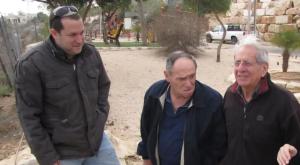חיים טופול בסיור בשומרון יחד יוסי דגן צילום: רועי חדי חדשות