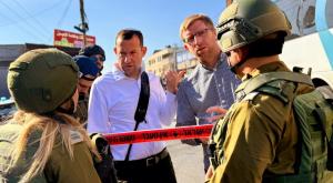 יוסי דגן בזירת האירוע היום צילום: מועצה אזורית שומרון חדשות