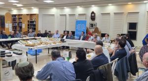 פגישה בנושא שיקום הצפון | ישיבת קריית שמונה צילום: ישיבת קריית שמונה המגזר