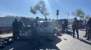 מזירת האירוע צילום: דוברות המשטרה חדשות