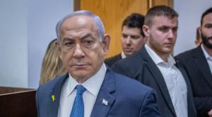 נתניהו בבית המשפט צילום: Chaim Goldberg,Flash90 חדשות