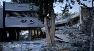 תיעוד ממקום הפגיעה צילום: עיריית רמת גן חדשות
