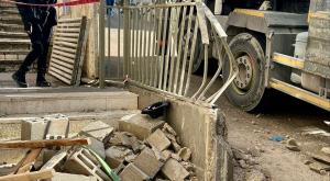 האתר בנייה בו קרא האסון צילום: דוברות המשטרה חדשות