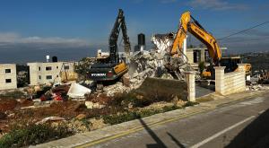 הריסת מבנים לא חוקיים צילום: המנהל האזרחי מבזקים