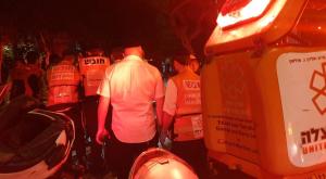 זירת האירוע צילום: דוברות איחוד הצלה מבזקים
