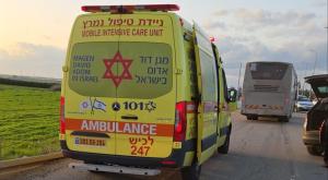 זירת האירוע הקשה צילום: מד"א מבזקים