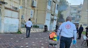 זירת השריפה צילום: תיעוד מבצעי מד"א  מבזקים
