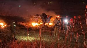 זירת התאונה צילום: תיעוד מבצעי מד"א מבזקים