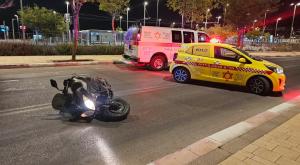 זירת התאונה צילום: מד"א מבזקים