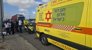 זירת התאונה צילום: תיעוד מבצעי מד"א מבזקים