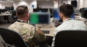 חייל צה"ל וחייל אמריקאי בתרגיל המשותף צילום: US Army Cyber PAO חדשות