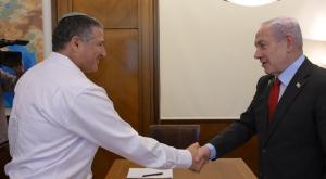 נתניהו ודוד זיני צילום: עמוס בן גרשום / לע״מ חדשות