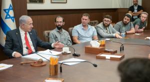 נתניהו נפגש עם לוחמי המילואים צילום: מעיין טואף/ לע"מ חדשות