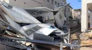 קריסת מבנה בבית שמש צילום: תיעוד מבצעי מד"א חדשות
