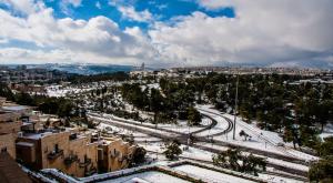 שלג בירושלים צילום: יחיאל שיינפלד תחזית מזג האוויר
