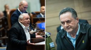 דודי וישראל כ"ץ צילום: יונתן סינדל/פלאש90 חדשות