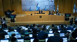 ההצבעה על תקציב המדינה, הלילה, צילום: Yonatan Sindel,Flash90 חדשות