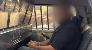 החשוד ברצח דודו, נעצר, צילום: דוברות המשטרה פלילים