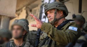 הרמטכ"ל בחאן יונס, צילום: דובר צה"ל ביטחון