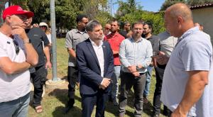 השר סמוטריץ' בנחל עוז צילום: דוברות חדשות