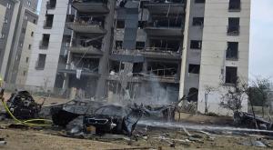 זירת הפגיעה בבאר שבע צילום: תיעוד מבצעי מד"א חדשות