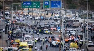 זירת הפיגוע בירושלים, צילום: Chaim Goldberg,FLASH 90 חדשות