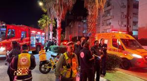 זירת השריפה בנתניה, צילום: דוברות מבצעי מד"א חדשות