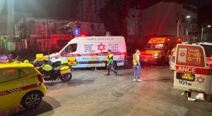 זירת התאונה בתל אביב, צילום: תיעוד מבצעי מד"א חדשות