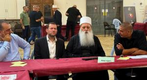 יוסי דגן ושייח' מוואפק טריף צילום: רועי חדי חדשות