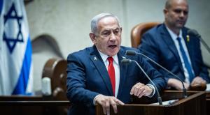 נתניהו במליאה צילום: Chaim Goldberg,Flash90 חדשות
