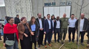סיעת "הציונות הדתית" בכרם שלום צילום: דוברות חדשות