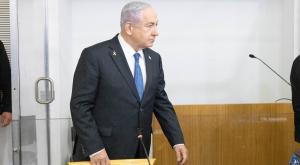ראש הממשלה נתניהו בעדותו צילום: Tomer Appelbaum/POOL חדשות