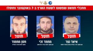 שלושת המחבלים שחוסלו, צילום: דובר צה"ל,  חדשות