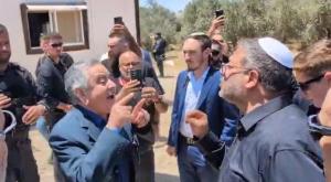 בן גביר וראש עיריית רהט צילום: צילום מסך חדשות