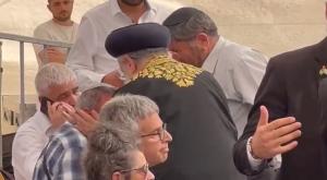 הרב יוסף והאב השכול צילום: צילום מסך חדשות