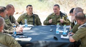 הרמטכ"ל ואלוף פד"ם בפיקוד הדרום צילום: דובר צה"ל חדשות