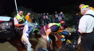 זירת האירוע  צילום: כבאות והצלה לישראל חדשות