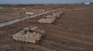 נגמ"שים צה"ליים במרחב בית חאנון צילום: דובר צה"ל חדשות