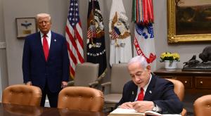 נתניהו וטראמפ צילום: עומר דוסטרי חדשות
