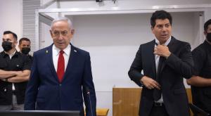 עמית חדד ונתניהו במשפט צילום: Miriam Alster,Flash90 חדשות