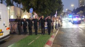 קבלת ארונו של החלל החטוף באבו כביר צילום: דוברות המשטרה חדשות