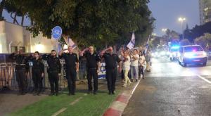 קבלת גופתו של הדר גולדין צילום: דוברות המשטרה חדשות