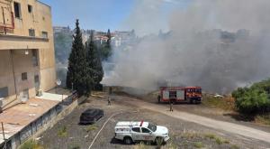 תיעוד מפעולות כיבוי השריפה צילום: דוברות כבאות והצלה חדשות