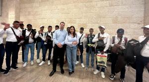 ח"כ אתי עטיה בסיור בנתב''ג צילום: דוברות פוליטי
