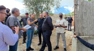 בן גביר באום אל פאחם צילום: דוברות עוצמה יהודית חדשות