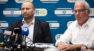 בדרך לפילוג? בנט ואריאל צילום: פלאש 90. מרים אלסטר חדשות