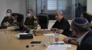ראש הממשלה בהערכת מצב בצפון צילום: קובי גדעון /לע"מ ביטחון