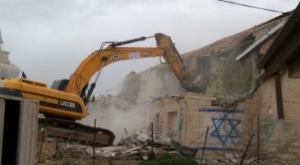 ארכיון, הריסת תשעת הבתים בעפרה צילום: דוברות עפרה חדשות