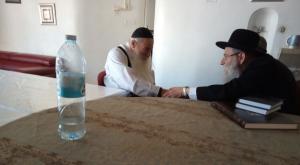 הרב נבנצאל והר שטרן במפגש ביניהם צילום: באדיבות המצלם חדשות